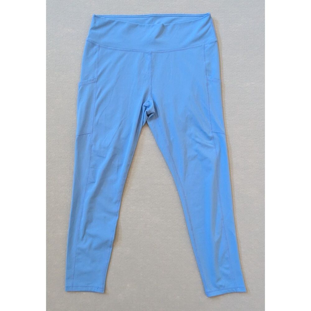 Fabletics Define PowerHold High Waisted Pocket Leggings Women's XL Blue